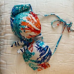 Cacique bandeau swim top